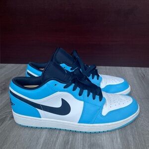 Nike Air Jordan 1 Low UNC Sneakers Men’s Size 10 Shoes